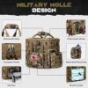 imageMaelstrom Tactical Lunch Box 23 L Insulated Lunch Bag for Men Expandable Double Deck Lunch Cooler BagLarge Leakproof Soft Lunch Tote with Detachable MOLLE Bags for Adult Women WorkPicnicCamouflage