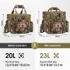 imageMaelstrom Tactical Lunch Box 23 L Insulated Lunch Bag for Men Expandable Double Deck Lunch Cooler BagLarge Leakproof Soft Lunch Tote with Detachable MOLLE Bags for Adult Women WorkPicnicCamouflage