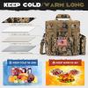 imageMaelstrom Tactical Lunch Box 23 L Insulated Lunch Bag for Men Expandable Double Deck Lunch Cooler BagLarge Leakproof Soft Lunch Tote with Detachable MOLLE Bags for Adult Women WorkPicnicCamouflage