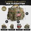 imageMaelstrom Tactical Lunch Box 23 L Insulated Lunch Bag for Men Expandable Double Deck Lunch Cooler BagLarge Leakproof Soft Lunch Tote with Detachable MOLLE Bags for Adult Women WorkPicnicCamouflage