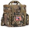 imageMaelstrom Tactical Lunch Box 23 L Insulated Lunch Bag for Men Expandable Double Deck Lunch Cooler BagLarge Leakproof Soft Lunch Tote with Detachable MOLLE Bags for Adult Women WorkPicnicCamouflage
