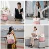 imageMaelstrom Travel Backpack for Women MenLaptop Backpack Fits 156173 Inch Laptop NurseTeacherWork Bag with Insulated Lunch BoxWater Resistant Carry On BackpackBeigePinkbeige