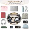 imageMaelstrom Travel Backpack for Women MenLaptop Backpack Fits 156173 Inch Laptop NurseTeacherWork Bag with Insulated Lunch BoxWater Resistant Carry On BackpackBeigeKhakibeige