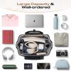imageMaelstrom Travel Backpack for Women MenLaptop Backpack Fits 156173 Inch Laptop NurseTeacherWork Bag with Insulated Lunch BoxWater Resistant Carry On BackpackBeigeBlack