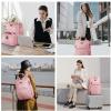 imageMaelstrom Travel Backpack for Women MenLaptop Backpack Fits 156173 Inch Laptop NurseTeacherWork Bag with Insulated Lunch BoxWater Resistant Carry On BackpackBeigePink