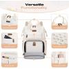 imageMaelstrom Travel Backpack for Women MenLaptop Backpack Fits 156173 Inch Laptop NurseTeacherWork Bag with Insulated Lunch BoxWater Resistant Carry On BackpackBeigeBeige