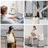 imageMaelstrom Travel Backpack for Women MenLaptop Backpack Fits 156173 Inch Laptop NurseTeacherWork Bag with Insulated Lunch BoxWater Resistant Carry On BackpackBeigeBeige