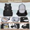 imageMaelstrom Hiking Backpack 40L Waterproof Camping Daypack for Men and Women Lightweight Travel Pack with Rain CoverBlackBlack