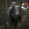 imageMaelstrom Hiking Backpack 40L Waterproof Camping Daypack for Men and Women Lightweight Travel Pack with Rain CoverBlackOrange