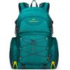imageMaelstrom Hiking Backpack 40L Waterproof Camping Daypack for Men and Women Lightweight Travel Pack with Rain CoverBlackGreen