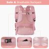 imageMaelstrom Travel Backpack for Women Men 2 in 1 Crossbody Bag Laptop Backpack Fits 156173 Inch Laptop 26L WorkNurseTeacher Bag Carry On Backpack with Shoe Compartment Blue4pink