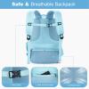 imageMaelstrom Travel Backpack for Women Men 2 in 1 Crossbody Bag Laptop Backpack Fits 156173 Inch Laptop 26L WorkNurseTeacher Bag Carry On Backpack with Shoe Compartment Blue3blue