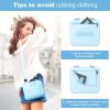 imageMaelstrom Travel Backpack for Women Men 2 in 1 Crossbody Bag Laptop Backpack Fits 156173 Inch Laptop 26L WorkNurseTeacher Bag Carry On Backpack with Shoe Compartment Blue3blue