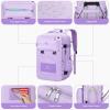 imageMaelstrom Travel Backpack for Women Men 2 in 1 Crossbody Bag Laptop Backpack Fits 156173 Inch Laptop 26L WorkNurseTeacher Bag Carry On Backpack with Shoe Compartment Blue5purple