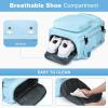 imageMaelstrom Travel Backpack for Women Men 2 in 1 Crossbody Bag Laptop Backpack Fits 156173 Inch Laptop 26L WorkNurseTeacher Bag Carry On Backpack with Shoe Compartment Blue3blue