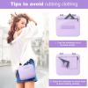 imageMaelstrom Travel Backpack for Women Men 2 in 1 Crossbody Bag Laptop Backpack Fits 156173 Inch Laptop 26L WorkNurseTeacher Bag Carry On Backpack with Shoe Compartment Blue5purple