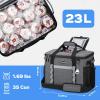 imageMaelstrom Soft Cooler BagCollapsible Soft Sided Cooler24306075 Cans Beach CoolerIce ChestLarge Leakproof Camping CoolerPortable Travel Cooler for Grocery ShoppingCampingRoad Trips35 Can Gray