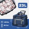 imageMaelstrom Soft Cooler BagCollapsible Soft Sided Cooler24306075 Cans Beach CoolerIce ChestLarge Leakproof Camping CoolerPortable Travel Cooler for Grocery ShoppingCampingRoad Trips35 Can Blue