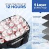 imageMaelstrom Soft Cooler BagCollapsible Soft Sided Cooler24306075 Cans Beach CoolerIce ChestLarge Leakproof Camping CoolerPortable Travel Cooler for Grocery ShoppingCampingRoad Trips55 Can Black