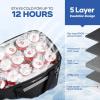 imageMaelstrom Soft Cooler BagCollapsible Soft Sided Cooler24306075 Cans Beach CoolerIce ChestLarge Leakproof Camping CoolerPortable Travel Cooler for Grocery ShoppingCampingRoad Trips35 Can Black