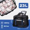 imageMaelstrom Soft Cooler BagCollapsible Soft Sided Cooler24306075 Cans Beach CoolerIce ChestLarge Leakproof Camping CoolerPortable Travel Cooler for Grocery ShoppingCampingRoad Trips35 Can Black