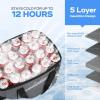 imageMaelstrom Soft Cooler BagCollapsible Soft Sided Cooler24306075 Cans Beach CoolerIce ChestLarge Leakproof Camping CoolerPortable Travel Cooler for Grocery ShoppingCampingRoad Trips55 Can Gray