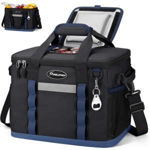 imageMaelstrom Soft Cooler BagCollapsible Soft Sided Cooler24306075 Cans Beach CoolerIce ChestLarge Leakproof Camping CoolerPortable Travel Cooler for Grocery ShoppingCampingRoad Trips35 Can Black