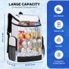 imageMaelstrom Backpack Cooler36 Can Cooler BackpackSoft Cooler Bag Insulated LeakproofLightweight Ice Chest BackpackTravel Cooler Lunch Backpack for CampingHikingBeachBlack2White