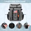 imageMaelstrom Backpack CoolerSoft Lightweight Leakproof Tactical Cooler Backpack35 Can Insulated Cooler BagKeeps 35 Cans HotCold for Up to 16 HoursWaterproof Lunch Bag for Men WomenKhakiGrey