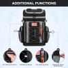 imageMaelstrom Backpack CoolerSoft Lightweight Leakproof Tactical Cooler Backpack35 Can Insulated Cooler BagKeeps 35 Cans HotCold for Up to 16 HoursWaterproof Lunch Bag for Men WomenKhakiBlack