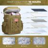 imageMaelstrom Backpack CoolerSoft Lightweight Leakproof Tactical Cooler Backpack35 Can Insulated Cooler BagKeeps 35 Cans HotCold for Up to 16 HoursWaterproof Lunch Bag for Men WomenKhakiKhaki