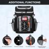 imageMaelstrom Backpack CoolerSoft Lightweight Leakproof Tactical Cooler Backpack35 Can Insulated Cooler BagKeeps 35 Cans HotCold for Up to 16 HoursWaterproof Lunch Bag for Men WomenKhakiBlack