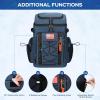 imageMaelstrom Backpack CoolerSoft Lightweight Leakproof Tactical Cooler Backpack35 Can Insulated Cooler BagKeeps 35 Cans HotCold for Up to 16 HoursWaterproof Lunch Bag for Men WomenKhakiBlue