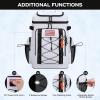 imageMaelstrom Backpack CoolerSoft Lightweight Leakproof Tactical Cooler Backpack35 Can Insulated Cooler BagKeeps 35 Cans HotCold for Up to 16 HoursWaterproof Lunch Bag for Men WomenKhakiWhite