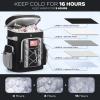 imageMaelstrom Backpack CoolerSoft Lightweight Leakproof Tactical Cooler Backpack35 Can Insulated Cooler BagKeeps 35 Cans HotCold for Up to 16 HoursWaterproof Lunch Bag for Men WomenKhakiBlack