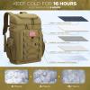 imageMaelstrom Backpack CoolerSoft Lightweight Leakproof Tactical Cooler Backpack35 Can Insulated Cooler BagKeeps 35 Cans HotCold for Up to 16 HoursWaterproof Lunch Bag for Men WomenKhakiKhaki