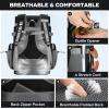 imageMaelstrom Backpack CoolerSoft Lightweight Leakproof Tactical Cooler Backpack35 Can Insulated Cooler BagKeeps 35 Cans HotCold for Up to 16 HoursWaterproof Lunch Bag for Men WomenKhakiBlack