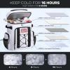 imageMaelstrom Backpack CoolerSoft Lightweight Leakproof Tactical Cooler Backpack35 Can Insulated Cooler BagKeeps 35 Cans HotCold for Up to 16 HoursWaterproof Lunch Bag for Men WomenKhakiWhite
