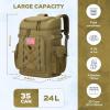 imageMaelstrom Backpack CoolerSoft Lightweight Leakproof Tactical Cooler Backpack35 Can Insulated Cooler BagKeeps 35 Cans HotCold for Up to 16 HoursWaterproof Lunch Bag for Men WomenKhakiKhaki