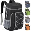 imageMaelstrom Cooler Backpack  3550 Can Insulated Soft Cooler Lunch Bag for Camping Beach Hiking ampamp ShoppingBlack