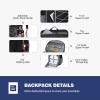 imageMaelstrom Cooler Backpack  3550 Can Insulated Soft Cooler Lunch Bag for Camping Beach Hiking ampamp ShoppingBlack