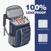 imageMaelstrom Cooler Backpack  3550 Can Insulated Soft Cooler Lunch Bag for Camping Beach Hiking ampamp ShoppingBlue