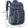 imageMaelstrom Cooler Backpack  3550 Can Insulated Soft Cooler Lunch Bag for Camping Beach Hiking ampamp ShoppingBlue