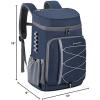 imageMaelstrom Cooler Backpack  3550 Can Insulated Soft Cooler Lunch Bag for Camping Beach Hiking ampamp ShoppingBlue