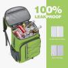 imageMaelstrom Cooler Backpack  3550 Can Insulated Soft Cooler Lunch Bag for Camping Beach Hiking ampamp ShoppingGreen