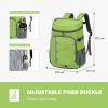 imageMaelstrom Cooler Backpack  3550 Can Insulated Soft Cooler Lunch Bag for Camping Beach Hiking ampamp ShoppingGreen