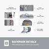 imageMaelstrom Cooler Backpack  3550 Can Insulated Soft Cooler Lunch Bag for Camping Beach Hiking ampamp ShoppingGrey