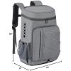 imageMaelstrom Cooler Backpack  3550 Can Insulated Soft Cooler Lunch Bag for Camping Beach Hiking ampamp ShoppingGrey