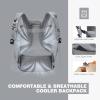 imageMaelstrom Cooler Backpack  3550 Can Insulated Soft Cooler Lunch Bag for Camping Beach Hiking ampamp ShoppingGrey
