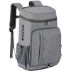 imageMaelstrom Cooler Backpack  3550 Can Insulated Soft Cooler Lunch Bag for Camping Beach Hiking ampamp ShoppingGrey